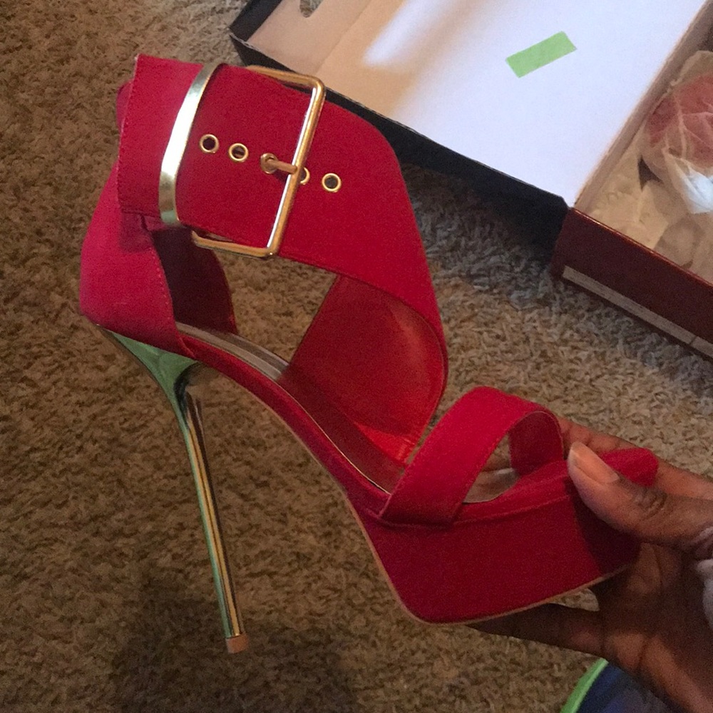 Red stiletto